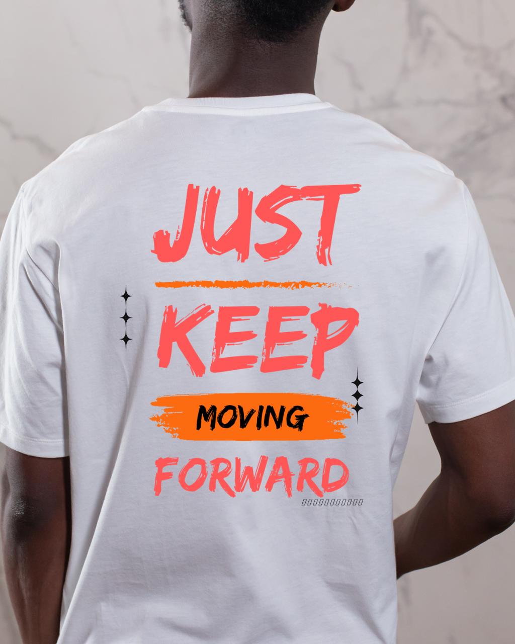 Men's Half Sleeve Back Printed T-Shirt