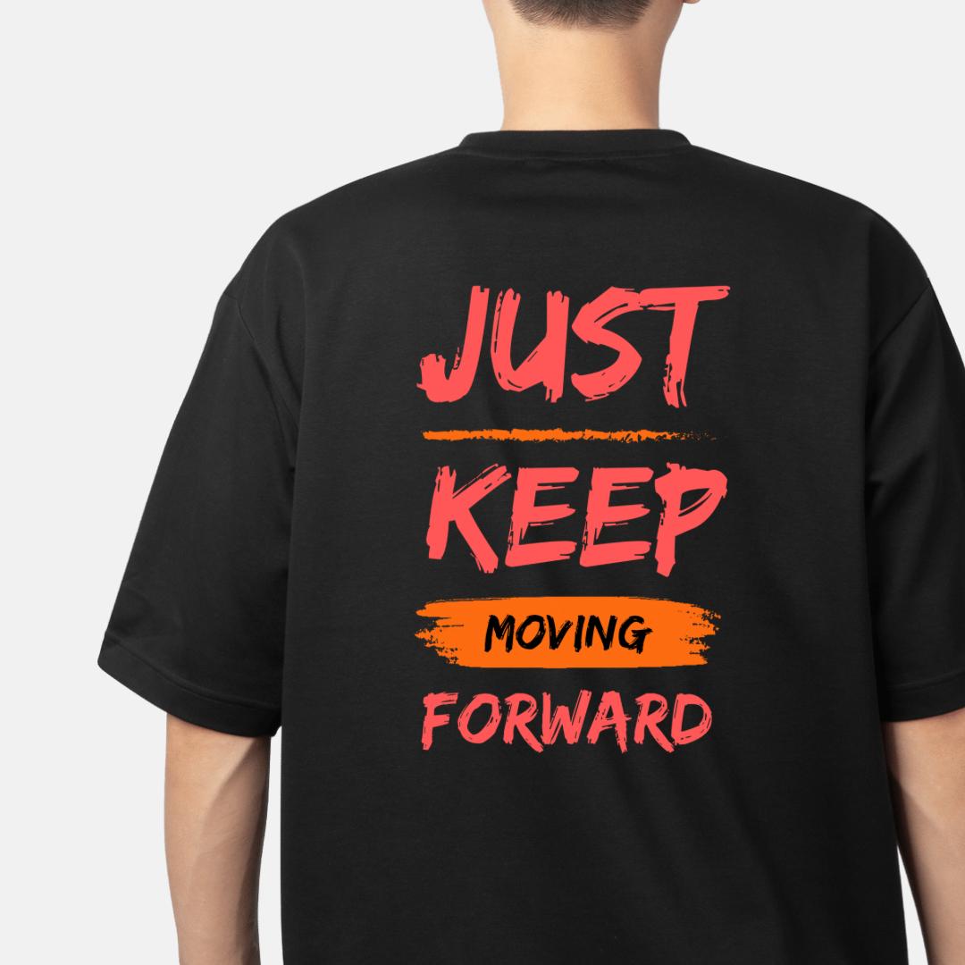 Men's Half Sleeve Back Printed T-Shirt